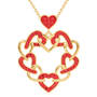Personalized Love is the Answer Birthstone Pendant 10553 0018 g july
