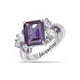 True Colors Seven Carat Birthstone Ring, Personalized True Colors Seven Carat Birthstone Ring 11843 0016 f june