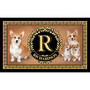 The Personalized Dog Accent Rug, The Dog Accent Rug 6859 0033 a Corgi