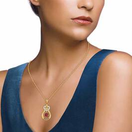 Genuine Birthstone Drop Pendant 2273 001 4 13