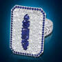 Royal Radiance Vintage Statement Ring by Michael O'Connor, Royal Radiance Vintage Statement Ring 10610 0019 c straight