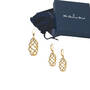 Sparkling Twirl Earrings with FREE Matching Pendant, Sparkling Twist Earrings Pendant 10377 0012 g gift pouch box