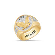 The Birth Year Commemorative Eagle Ring 11371 0016 a main