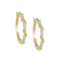 Birthstone Swirl Earring 11615 0038 h august