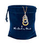 I Love You Diamond Teardrop Pendant, I Love You Diamond Teardrop Pendant 6919 0015 g gift pouch