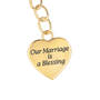 Our Marriage is a Blessing Anniversary Cross Pendant, Our Marriage is a Blessing Anniversary Cross Pendant 11482 0012 d description
