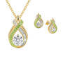 Perfectly Paired Birthstone Swirl Pendant with FREE Matching Earrings, Birthstone Swirl Pendant with Free Matching Earrings 12210 0019 h august