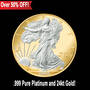 Platinum & Gold-Highlighted American Eagle Silver Dollars, PG2 video front3