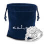 Heavenly Brilliance Halo Ring by Michael O'Connor, Heavenly Brilliance Halo Ring 11690 0010 m giftpouch