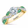 Birthstone Swirl Personalized Ring, Birthstone Swirl Personalized Ring 5361 001 0 5