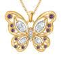 The Birthstone Butterfly Diamond Pendant 2030 001 8 2