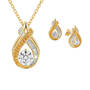 Perfectly Paired Birthstone Swirl Pendant with FREE Matching Earrings, Birthstone Swirl Pendant with Free Matching Earrings 12210 0019 k november