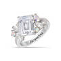 True Colors Seven Carat Birthstone Ring, Personalized True Colors Seven Carat Birthstone Ring 11843 0016 d april