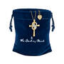Our Marriage is a Blessing Anniversary Cross Pendant, Our Marriage is a Blessing Anniversary Cross Pendant 11482 0012 g gift pouch