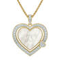 Birthstone&Diamond Heart Pendant 12465 0011 d april