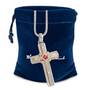 Birthstone Salvation Men's Pendant, Birthstone Salvation Mens Pendant 6007 001 8 16