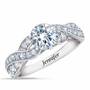 Birthstone Swirl Personalized Ring, Birthstone Swirl Ring 6366 001 3 4