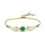 Personalized Angel Wing Birthstone Bracelet by Michael O’Connor, Personalized Angel Wing Birthstone Bracelet by Michael OConnor 12244 0019 e may