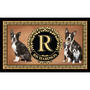 The Personalized Dog Accent Rug, The Dog Accent Rug 6859 0033 a Boston Terrier