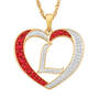 Granddaughter Initial Heart Pendant, For My Granddaughter Diamond Initial Heart Pendant 10121 0011 a l initial