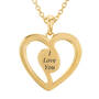 I Love You Diamond Necklace, I Love You Diamond Necklace 10678 0018 c back