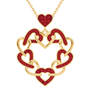 Personalized Love is the Answer Birthstone Pendant 10553 0018 a main