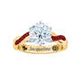 Birthstone & Zodiac Ring Set, Birthstone Zodiac Ring Set 6740 0044 n ring 2