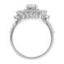 Heavenly Brilliance Halo Ring by Michael O'Connor, Heavenly Brilliance Halo Ring 11690 0010 d straight
