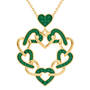 Personalized Love is the Answer Birthstone Pendant 10553 0018 e may