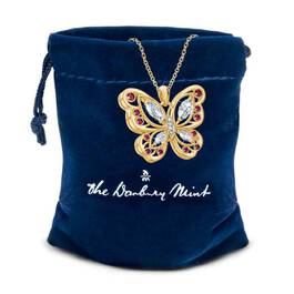 The Birthstone Butterfly Diamond Pendant 2030 001 8 14