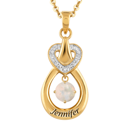 Genuine Birthstone Drop Pendant 2273 001 4 10
