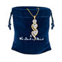 I Love You More Diamond Pendant, I Love You More Triple Heart Diamond Pendant 10597 0016 g gift pouch