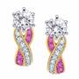 Birthstone Swirl Earrings, Birthstone Swirl Earrings 5361 014 3 10