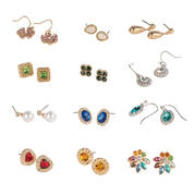 The Dazzling Dozen 12 Pair Earring Collection 12464 0012 a main