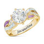 Braided Birthstone Ring, Braided Birthstone Ring 12247 0016 f june