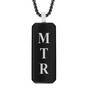 Black Ice Diamond Dog Tag 12488 0014 c back