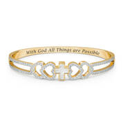 Guided by Faith Cross Bracelet 12506 0012 a main