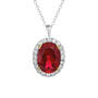 Royal Ruby Red Pendant with FREE Matching Earrings, Royal Ruby Pendant 12144 0010 b pendant