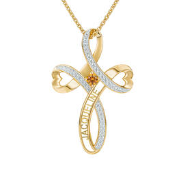 Blessed Genuine Cross Pendant 12467 0019 k november