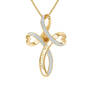Blessed Genuine Cross Pendant 12467 0019 k november
