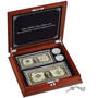 The 1920's One-Dollar Silver Coin and Currency Set, 1920s one dollar silver coin and currency set DCS b Chest