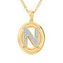 Diamond Initial Pendant 1250 0054 n pendant