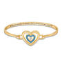 Daughter Birthstone and Diamond Bangle, Daughter Birthstone and Diamond Bangle 1821 0021 l 12 December