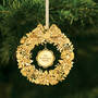 Personalized Family Gold Wreath Ornament, The Personalized Family Christmas Ornament 11694 0016 d ontree