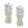 Birthstone Swirl Earrings, Birthstone Swirl Earrings 5361 014 3 4