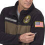 The U.S. Army Fleece Jacket, the us army fleece jacket 1662 0338 c emblem