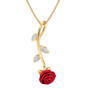 The Everlasting Rose Necklace with FREE Matching Earrings, Everlasting Rose Necklace With Earrings 11339 0017 b pendant