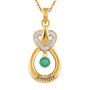 Genuine Birthstone Drop Pendant 2273 001 4 5