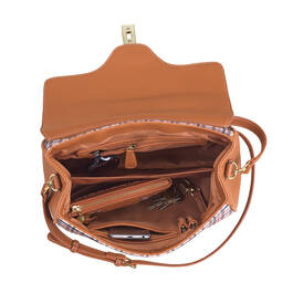 Tartan Elegance Handbag with FREE Matching Wristlet 12306 0014 d inside