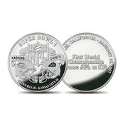 1st Super Bowl Silver Plated Flip Coin, Super Bowl Flip Coin Silver Plated Collection 11732 0010 a commemorative